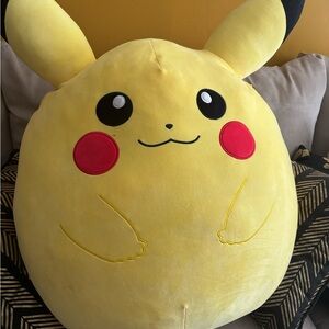 Yellow Pikachu Plush Pillow
